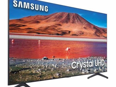 Samsung Smart TV 55 inch 4K UHD UN55TU7000FXZA This Samsung SmarTV offers you the entertainment and performance you need, it has an ultra-fast Crystal processor that transforms the image into 4K and Full HD, plus sharper contrasts in dark colors  -397944 Online Sale