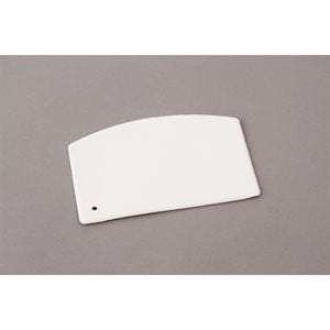 Royal Industries Dough Scraper 5-1   2 inch, White Flexible Plastic  This scraper is an essential tool for baking and cooking. Has both a flat end and a rounded end, so it can be used in bowls and on countertops-ROY DGHS FLEXP Hot on Sale