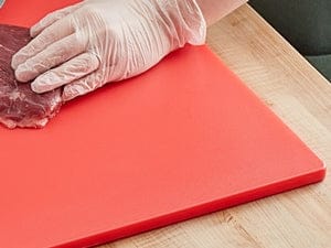 Royal Industries Cutting Board, 15inch x 20inch x 1 2 inch Red The material guarantees maximum sanitation, resisting cut-grooving, which could potentially absorb juice, bacteria,or odor, without compromising your blade s sharpness-ROY CB 1520 R Online