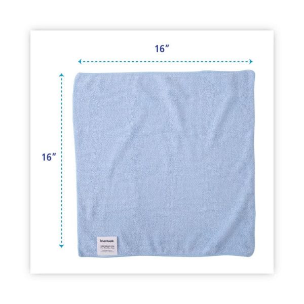 Gen Blue Microfiber Cloth Durable, lightweight cloths. Great for general cleaning and polishing. Cloths may be used without chemicals. Color-coding prevents cross-contamination 24 Pieces in Pack -Gen16MFB Fashion