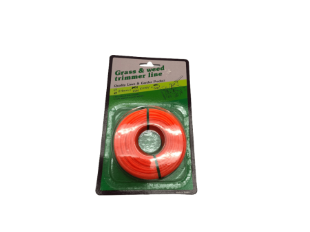 Grass And Weed Trimmer Line- Red- 2.4mm x 15m.Quality Lawn and Garden Product Suitable for Most Grasscutter Models . Ideal for Heavy Duty Commercial and Residential Landscaping Projects.-8680013 For Discount