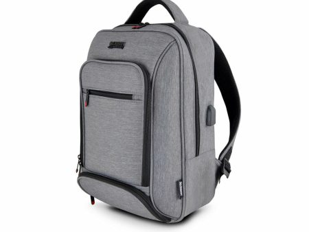 Laptop Backpack Urban Factory MCE14UF Grey Pink 14  Cheap