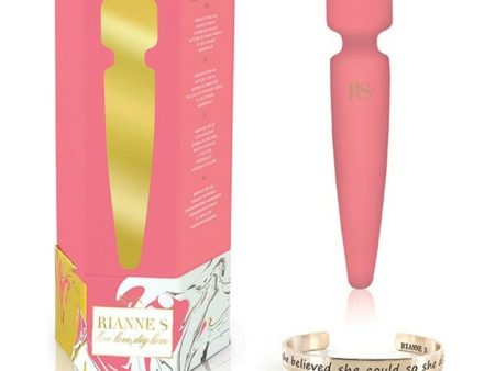 Essentials Bella Mini Body Wand Coral Rianne S E26366 Pink Coral Online Hot Sale