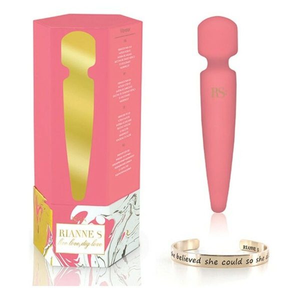 Essentials Bella Mini Body Wand Coral Rianne S E26366 Pink Coral Online Hot Sale