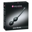 Jane Wonda Kegel Balls Black Mystim Silicone Silicone ABS (Ø 3,3 cm) on Sale